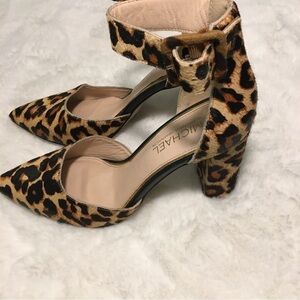 Michael by Michael Shannon Shoes Size 8.5 Leopard Print SB-L*